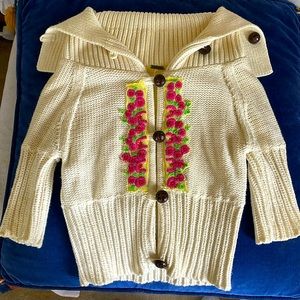 Cute embroidered sweater
